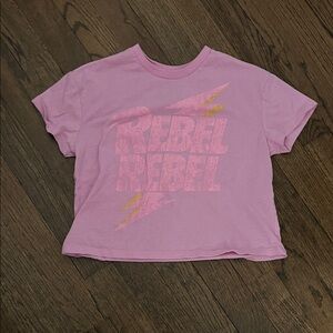 rebels Kids Light Pink Graphic Tee